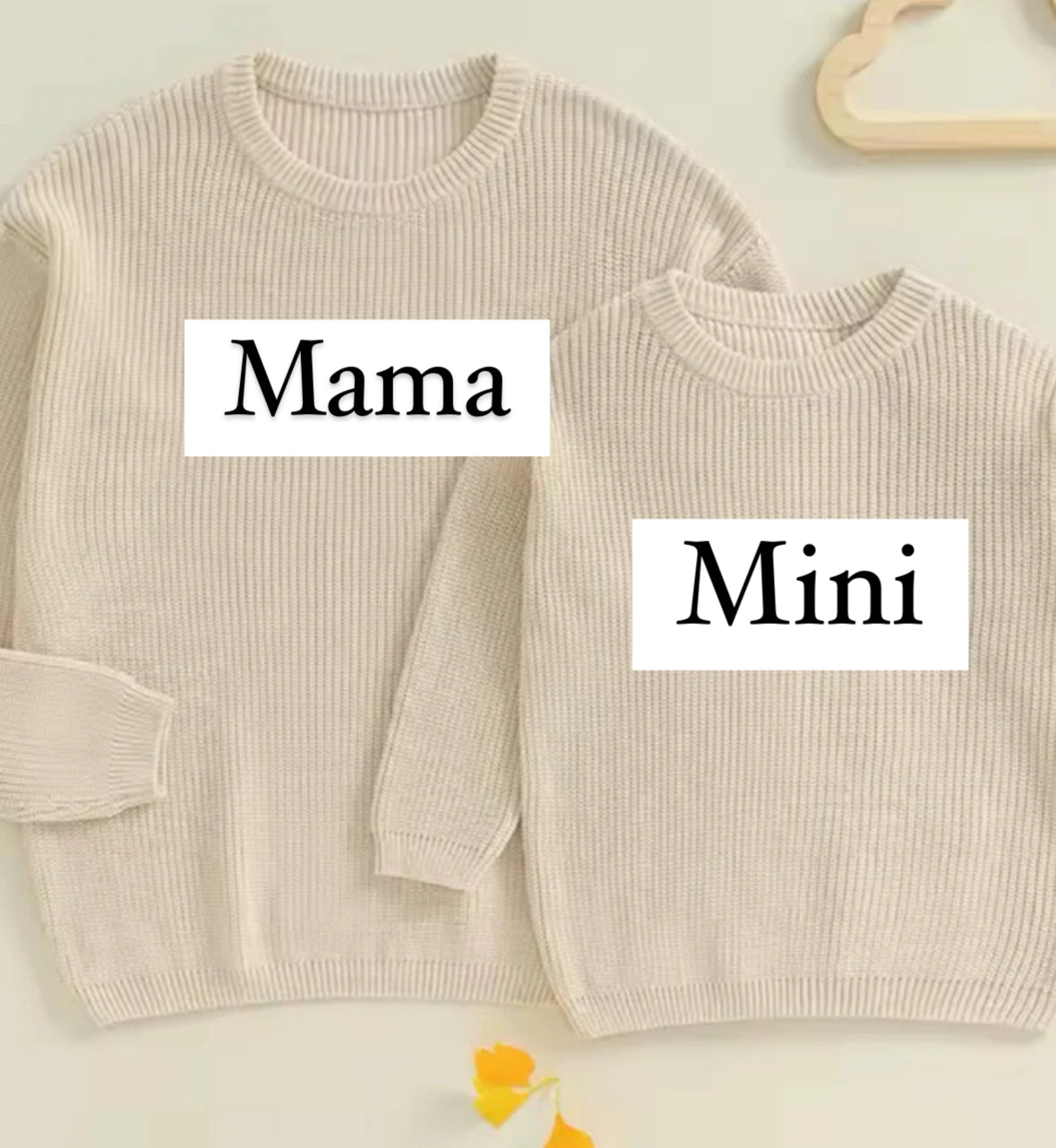 Mama and Mini Sweaters