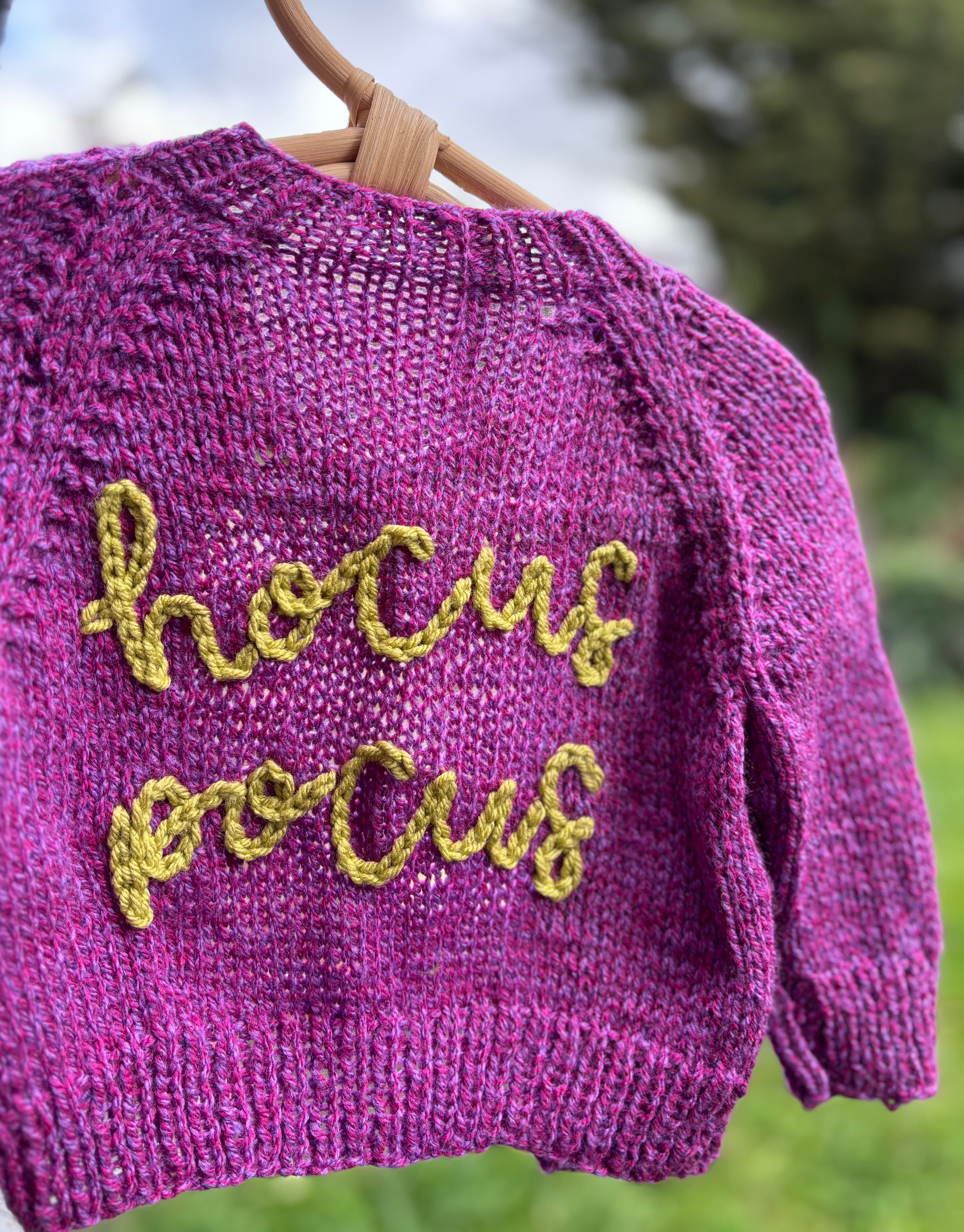 Hocus Pocus Cardigan (3-9months)